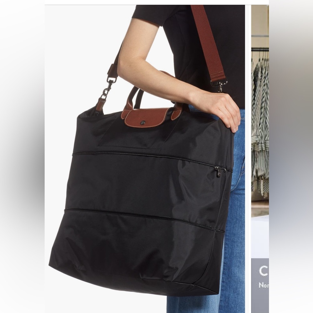 Longchamp expandable travel bag 21 inches